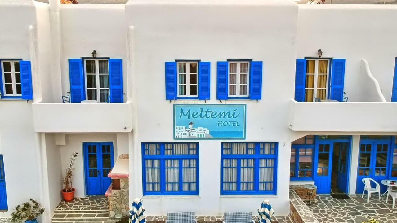 Meltemi Hotel Kythnos Loutrá Esterno foto